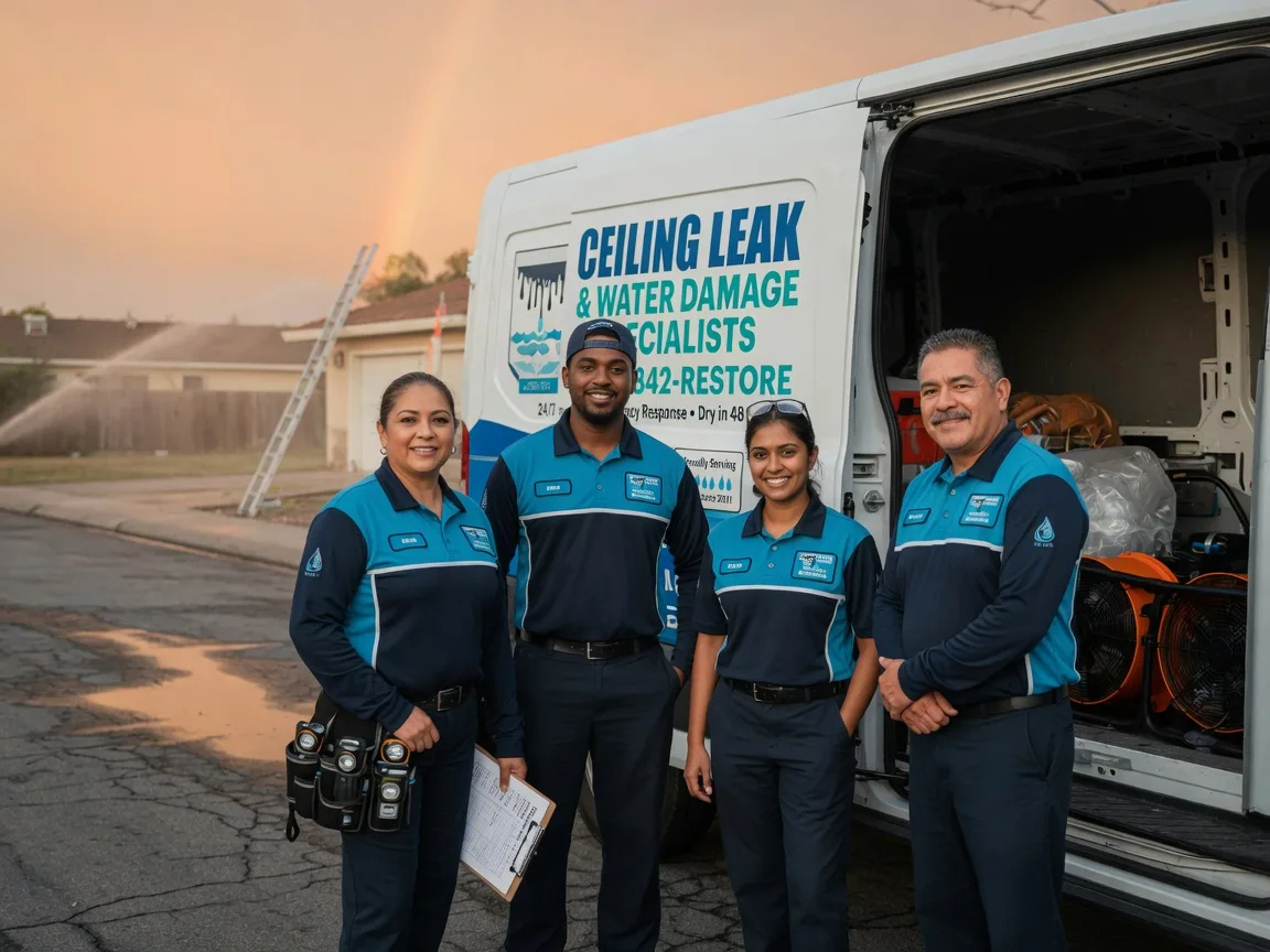 Ceiling Leak Cleanup company in Woodacre, CA